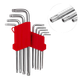 Набор ключей torx "звёздочка" INTERTOOL 9шт, длинные, Т10-Т50, CrV (41700) - изображение 2