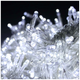Светодиодная гирлянда 6м 100 LED белая для елки с прозрачным проводом и 8 режимами работы IP44 SQ-29638 - изображение 9