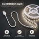 Світлодіодна LED стрічка 4 метри 120 LED на метр із USB 5V, білий нейтральний, світильник для підсвічування, живлення від павербанку 5 вольт, 4000K - зображення 2