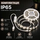 Світлодіодна LED стрічка IP65 2 метри із кнопкою USB 5V, білий нейтральний, вологозахист силікон світильник для підсвічування кухні шаф, 4000K - зображення 2