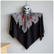Декорация Хэллоуин Подвесной череп 75 см черный пенопласт для интерьера и улицы SQ-28656 - изображение 5