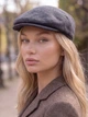 Женский кепи, кепка хулиганка Hector Cashmere кашемировая серая - изображение 1