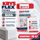 Гідроізоляція гнучка двокомпонентна KRYS FLEX уп.25 кг біла - зображення 1