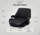 Автокресло бустер детское VELANO Gravo i-Size 125–150 см ISOFIX с подстаканником (black/черный) - изображение 8