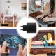 Сетевое зарядное устройство KAIMENGLONG 45W USB-C с поддержкой PD 3.0 и PPS для MacBook, Samsung Galaxy, iPhone и iPad (черный) - изображение 8