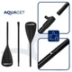 Надувна SUP дошка Aquaget 350 см з веслом AQ0043 Violet/Red - зображення 13