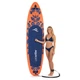 Надувна SUP дошка Aquaget 350 см з веслом AQ0045 Orange/Navy Blue - зображення 19