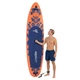 Надувна SUP дошка Aquaget 350 см з веслом AQ0045 Orange/Navy Blue - зображення 20