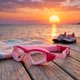 Очки для плавания Aquaget детские AQ0016 Pink - изображение 5