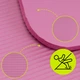 Килимок спортивний Actiget NBR 183 x 61 x 1 cм для йоги та фітнесу ACT0018 Pink - зображення 5