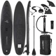Надувна SUP дошка Aquaget 350 см з веслом AQ0040 Black - зображення 1