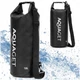 Гермомішок Aquaget 10 л водозахисний AQ0021 Black - зображення 1