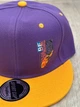 Кепка снепбек (Snapback) Фиолетовый с желтым 56-61р (91005) - изображение 2