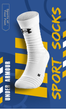 Носки Under Armour 22610208 мужские спортивные средней высоты влагоотводящие зимние, белые, 3 пары, размер 37-40 - изображение 2