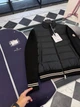 Мужская черная комбинированная пуховая куртка Moncler Cardigan Tricot, XL - изображение 5