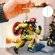 Брелок-подвеска для ключей и авто Пожарный Спасатель — акриловый плоский 2D кулон двусторонний, 8 х 6.49 см, 1 шт - изображение 6