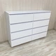 Комод "Капри" К-407, Белый (140/99/40), DiPortes - изображение 1