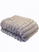 Плед Malloory Home Шарпей Королівська смужка 5 см у фірмовій сумочці 200x220 см Сірий - зображення 2