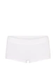 Женские трусики Victoria's Secret (2321299563) Logo Cotton Lace Patch Boyshort M белые - изображение 3