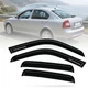 Дефлектори вікон вітровики Skoda Octavia A5 Liftback 2004-2013 Скотч 3M Voron Glass - зображення 1