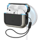Чохол ESR AirPods Pro 3-го покоління 2025 року, новий, MagSafe, магнітна, бездротова зарядка, Bluetooth, протиковзкий, захист від падінь, титановий - изображение 4