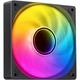 Вентилятор для корпуса JONSBO SL-120BR Iridescent Edition 12 см (обратная конструкция лопастей/синхронизация с материнской платой ARGB 5 В/4-контактные разъемы PWM (папа и гнезда) для последовательного подключения) - изображение 3