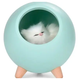 Светодиодный ночник с игрушкой Кошка 13х13х14 см зеленый USB зарядка для детского сна SQ-27382 - изображение 2