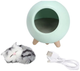 Светодиодный ночник с игрушкой Кошка 13х13х14 см зеленый USB зарядка для детского сна SQ-27382 - изображение 4