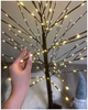 Светодиодное дерево гирлянда 225LED 150см коричневый ствол теплый белый для украшения помещений SQ-25534 - изображение 9