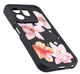 Чехол Shock Case Print для телефона Infinix Smart 9 (X6532) бампер силиконовый черный с принтом Цветы - изображение 3