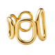 Кольцо золотистое 15.5 размер Арко (20000012702) - изображение 1