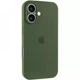 Чехол Fiji Silicone Case Full Camera для Apple iPhone 17 бампер накладка с защитой камеры Forest Green - изображение 1