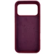 Чехол Fiji Silicone Case для Apple iPhone 17 Pro бампер накладка Soft Touch с микрофиброй Maroon - изображение 2