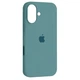 Чехол Fiji Silicone Case для Apple iPhone 17 бампер накладка Soft Touch с микрофиброй Pine Green - изображение 1