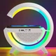 Настольная смарт лампа-ночник RGB с беспроводной зарядкой и Bluetooth колонкой / Ночник светильник - изображение 2