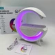 Настольная смарт лампа-ночник RGB с беспроводной зарядкой и Bluetooth колонкой / Ночник светильник - изображение 10