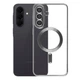 Чехол с защитой корпуса 360 Premium FIBRA TPU Chrome with MagSafe case Samsung S21FE с Защитой Камеры Silver - изображение 3