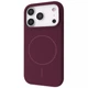Чехол Противоударный Силиконовый матовое покрытия Proove Spectrum Case with Magnetic Ring iPhone 18 Pro Max cherry red - изображение 1