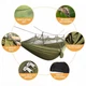 Туристический гамак Travel Hammock с москитной сеткой – подвесной гамак для кемпинга и отдыха Хаки. - изображение 1