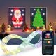 Гирлянда-штора Asson SFK-07 2×2 м, 200 LED с управлением через приложение - изображение 1