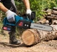 Акумуляторна пилка Domotec Chain Saw 12″/16″ 96V з двома змінними шинами - зображення 6