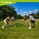 Игровой набор для мини волейбола Trizand Roundnet 90 см с 3 мячами и насосом для активного отдыха на пляже и в саду - изображение 4