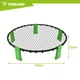 Игровой набор для мини волейбола Trizand Roundnet 90 см с 3 мячами и насосом для активного отдыха на пляже и в саду - изображение 9