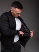 Чоловіча куртка-бомбер чорний 3XL арт.2470 - изображение 3