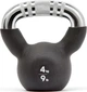 Гиря Adidas Kettlebell 4 кг чугун черная неопреновая с накаткой для лучшего захвата - изображение 2