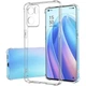 Чехол для OnePlus Nord N20 SE прозрачный с бронь углами с защитой камеры противоударный (борта выше экрана) - изображение 1