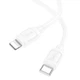 Кабель Hoco X115 Surpass Type-C — Lightning 27W 1 м білий - зображення 3