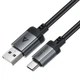 Кабель Acefast C20-04 USB - Type-C 3А 1.2 м у плетеній оплітці чорний - зображення 3