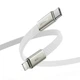 Кабель Acefast C24-01 Type-C — Lightning 30W плетений білий - зображення 3