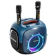Портативная Bluetooth-колонка Hopestar Party One Ultimate 240W, стерео, с подсветкой, синяя - изображение 1